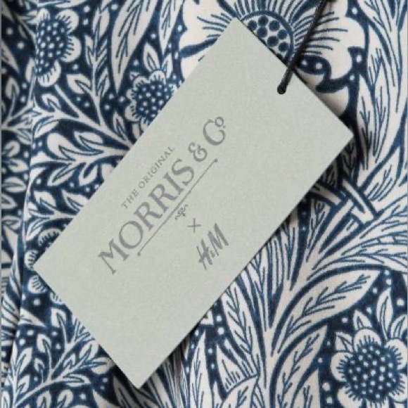Limited Edition Blue Cornflower William Morris x H&M tunic dress US2 - Picture 11 of 12